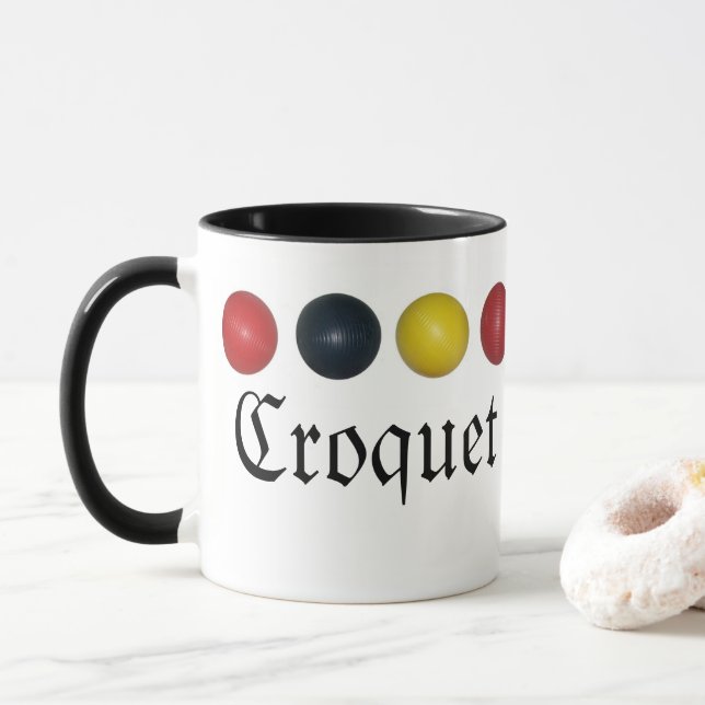 Croquet Mug (With Donut)