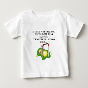 CROQUET player Baby T-Shirt