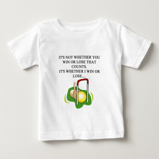 CROQUET player Baby T-Shirt (Front)