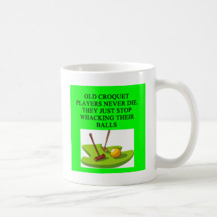 CROQUET player joke Coffee Mug