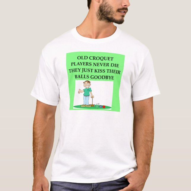CROQUET players T-Shirt (Front)