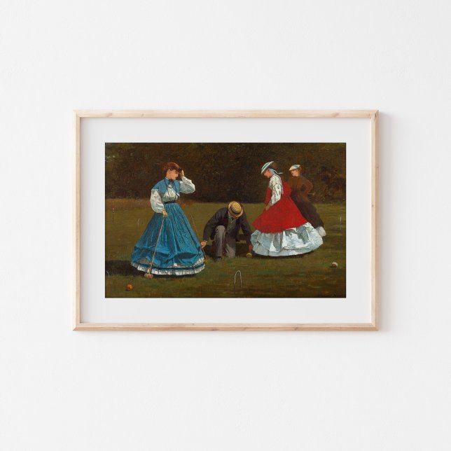 Croquet Scene | Winslow Homer Poster (Creator Uploaded)