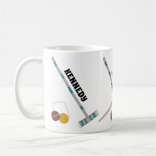 Croquet Set, Yard Game Personalized Coffee Mug