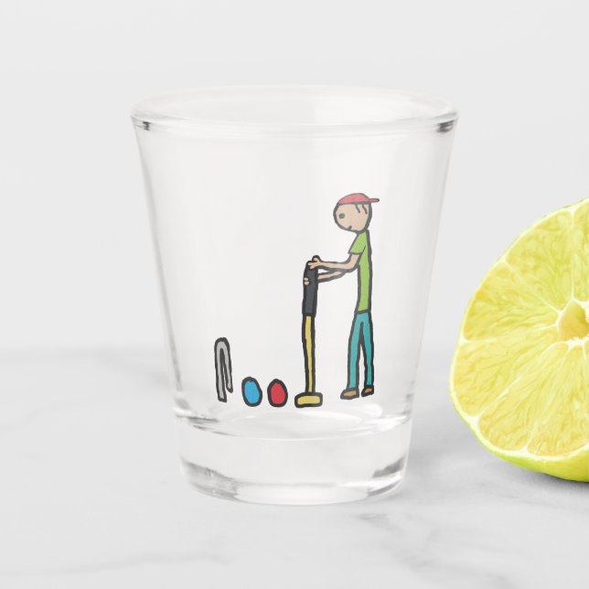 Croquet Shot Glass (Front)