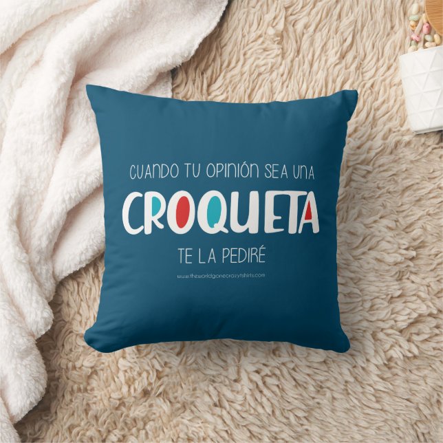 Croqueta Cushion (Blanket)