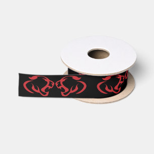 Crosby Cougar Homecoming Ribbon Satin Ribbon