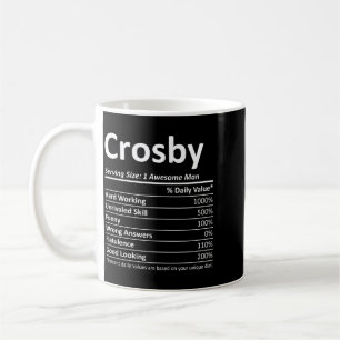 Crosby Rition Funny Birthday Personalised Name Coffee Mug