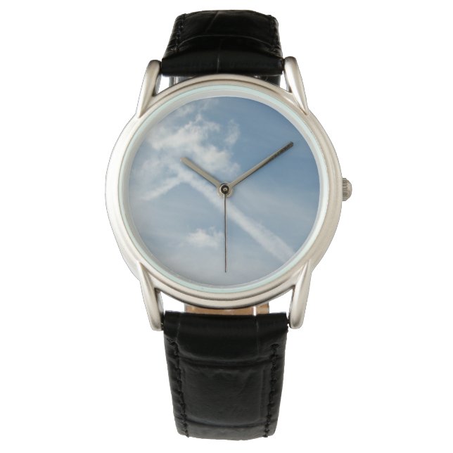 Cross Among Clouds Photo Watch (Front)