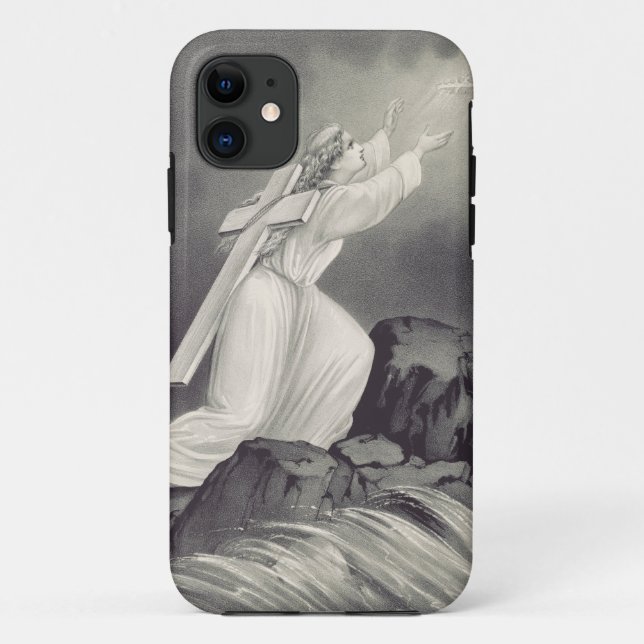 Cross and Crown Christian symbol  Case-Mate iPhone Case (Back)
