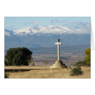 Cross and Mountains Card