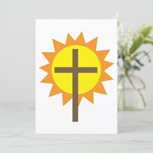 Cross And Sunshine Invitation (Creator Uploaded)