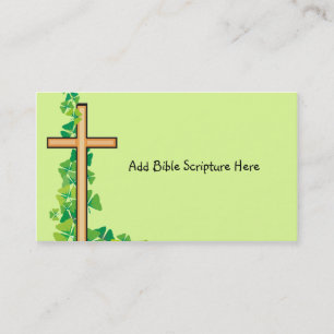 Cross and Vine Christian Business Cards