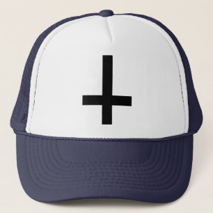 Cross antichrist trucker hat