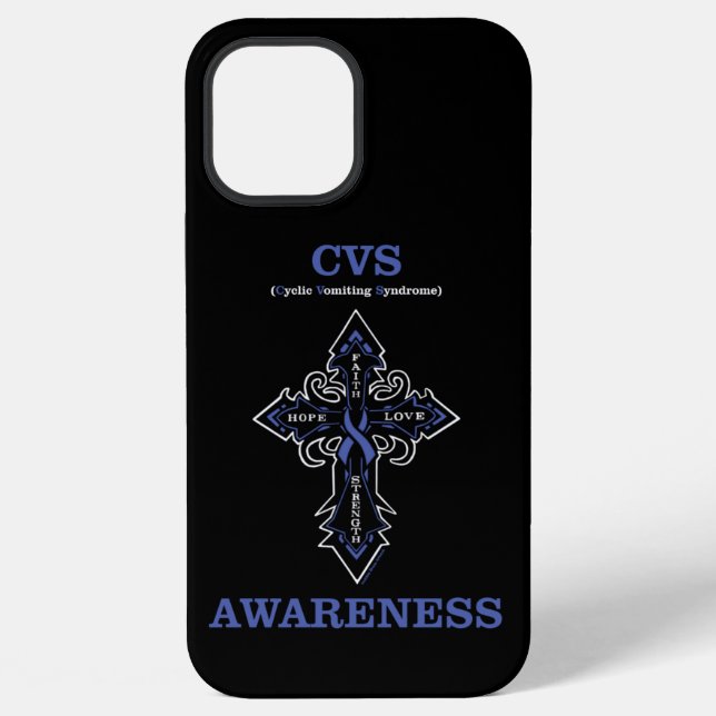 Cross/Awareness...CVS  iPhone Case (Back)
