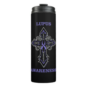Cross/Awareness...Lupus Thermal Tumbler