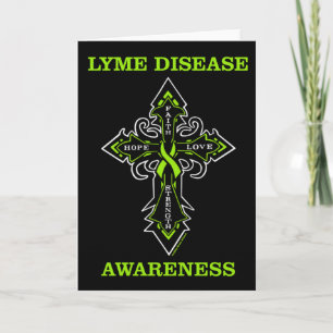 Cross/Awareness... Lyme Disease. Card