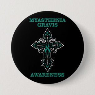 Cross/Awareness...Myasthenia Gravis Button
