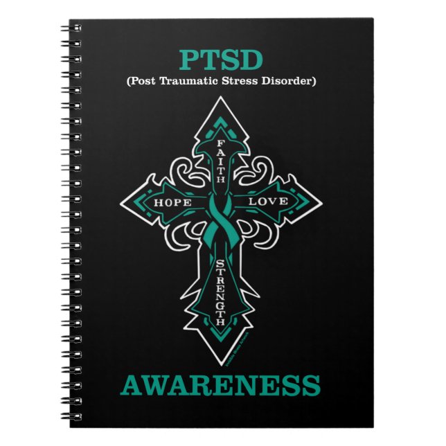 Cross/Awareness...PTSD Notebook (Front)