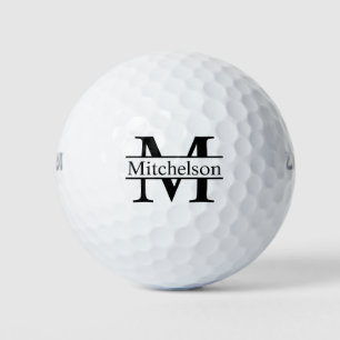 Cross Bar LR Monogrammed Golf Balls