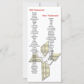 Cross Bible Book mark Bookmark Books of the Bible