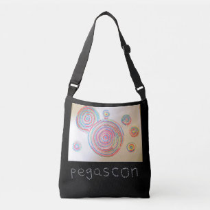 CROSS BODY BAG WITH BLACK AND WHITE CLOTH OF "ENYU