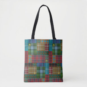 Cross Body Tote in Torr Fionn Tartan Quilt Bag