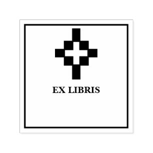 Cross bookplate self-inking stamp