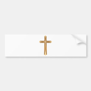 Cross Bumper Sticker