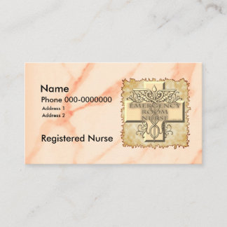 Cross Caduceus ER Nurse Business Card