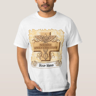 Cross Caduceus Nurse Anaesthetist T-Shirt
