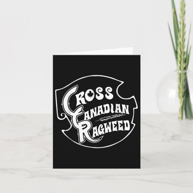 Cross Canadian Ragweed  Card (Front)