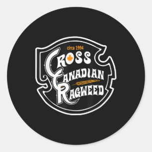 Cross Canadian Ragweed Classic Round Sticker