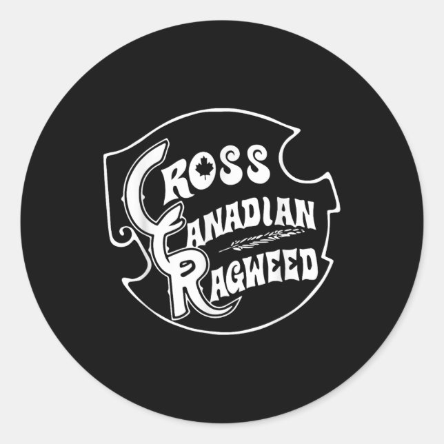 Cross Canadian Ragweed  Classic Round Sticker (Front)