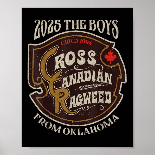 Cross Canadian Ragweed The Boys From Oklahoma Conc Poster (Front)
