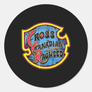 Cross Canadian Ragweed Vintage Classic Round Sticker