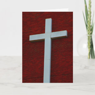 cross christmas holiday card