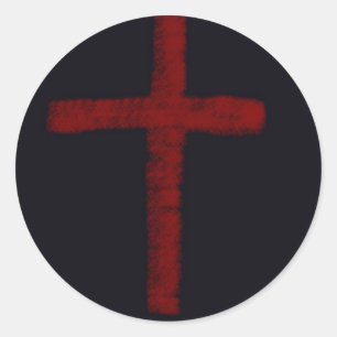 CROSS CLASSIC ROUND STICKER