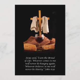 Cross Communion Sunday Bulleton Invitation