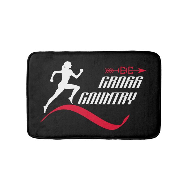 Cross country bath mat (Front)
