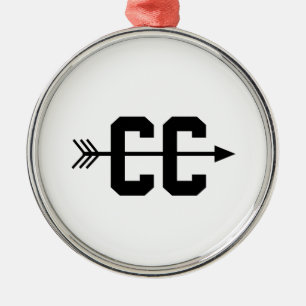 Cross Country CC Metal Tree Decoration
