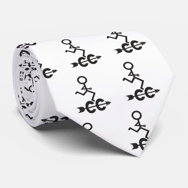 Cross Country CC © Runner Themed Mens Tie (Rolled)