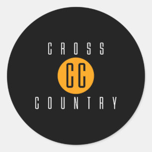 Cross Country Classic Round Sticker