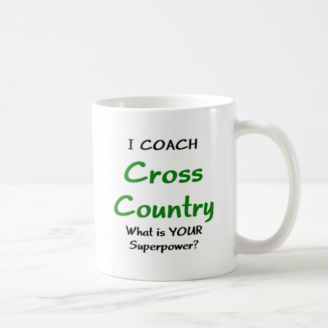cross country, coach coffee mug (Right)