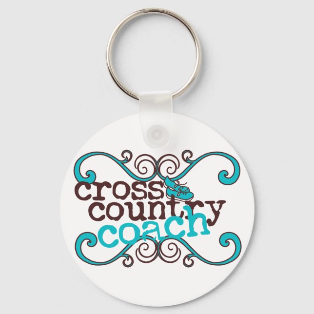 Cross Country Coach Key Ring (Front)