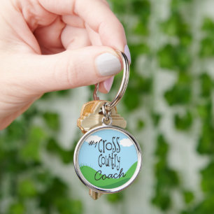 Cross Country Coach No. 1 Keychain