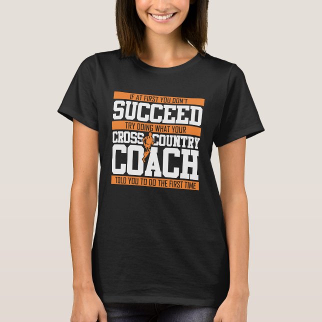Cross Country Coach runner   for men women kids T-Shirt (Front)