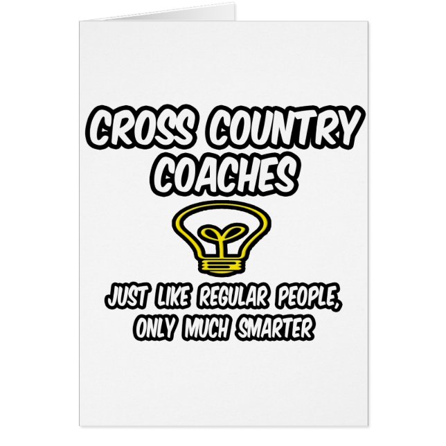 Cross Country Coaches...Smarter (Front)