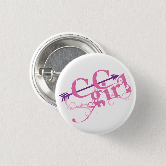 Cross Country Girl - CC Button (Front & Back)