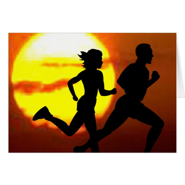 CROSS COUNTRY - GOTTA RUN - STAMP - SUNSET (Front Horizontal)