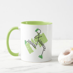 Cross Country Grass Runner Mug